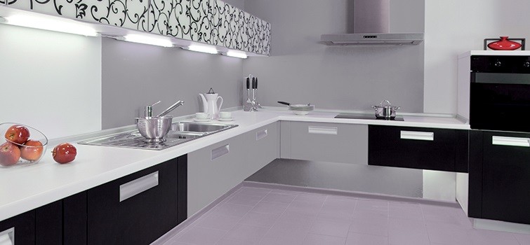 Lišty na pracovní desky s nulovým rádiusem