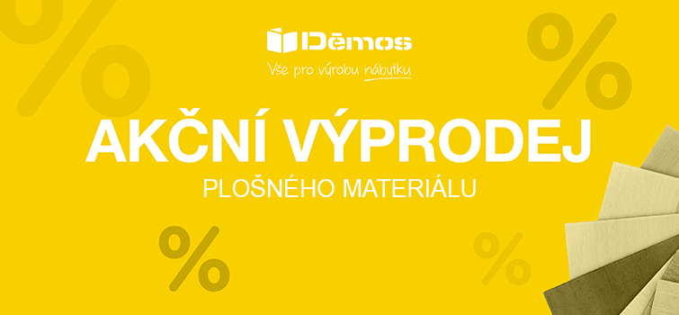 Desítky plošného materiálu za akční cenu