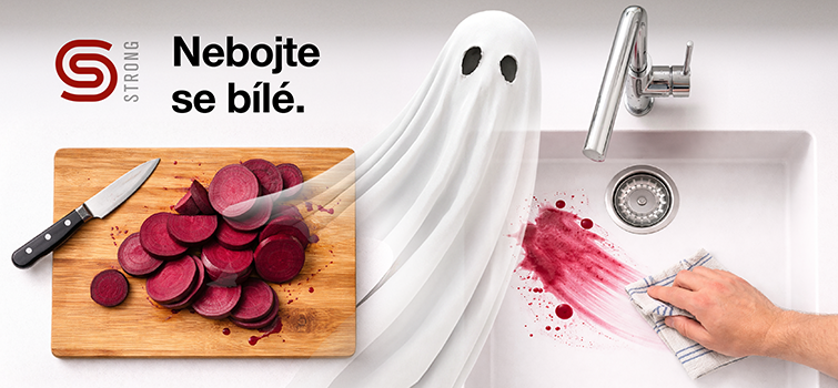 Nebojte se bílé: moderní dřezy Hron, které se nešpiní