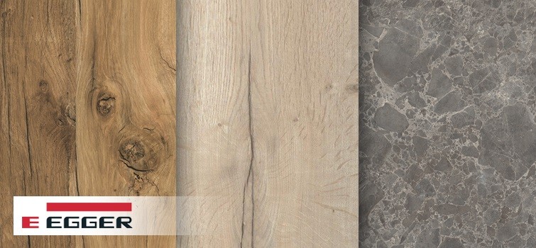 Nové dekory pracovních desek Egger