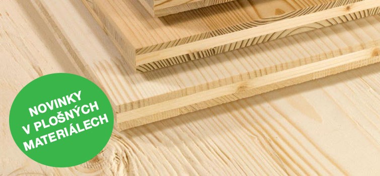 Novinky v plošných materiálech