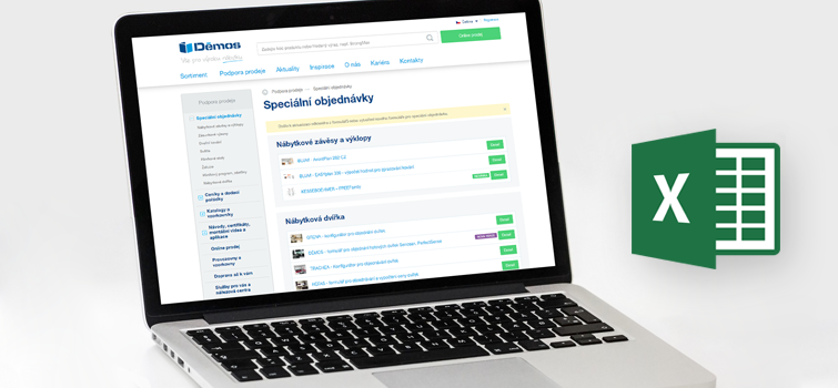 Aktuální formuláře pro speciální objednávky