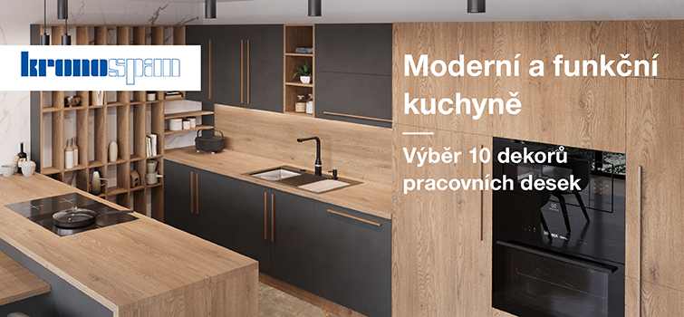 Objevte 10 trendy dekorů pracovních desek Kronospan