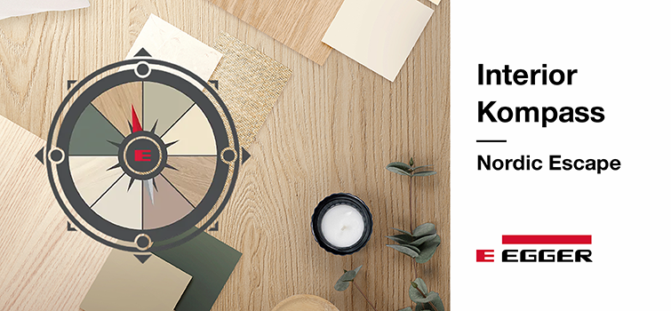 Egger Interior Kompass: Nordic Escape a síla útulného minimalismu
