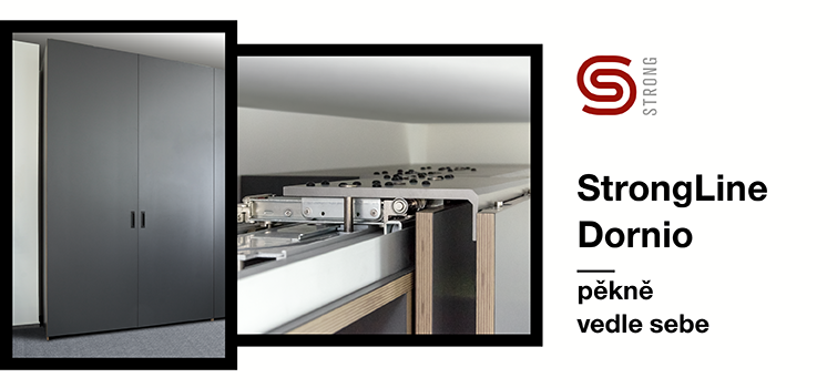 StrongLine Dornio: posuvné dveře v jedné rovině