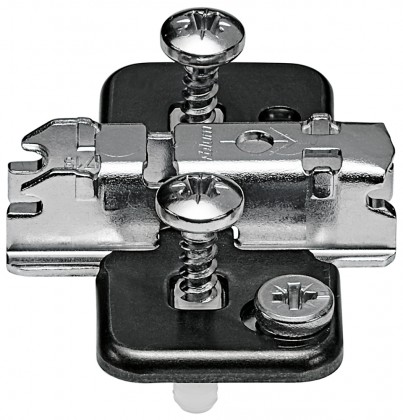 BLUM 174H7130E montážní podložka, křížová, excentr, Expando, 11,5mm, Onyx