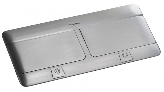 LEGRAND Pop-up krabice nerez broušená 8 modulů (2x4) 54023