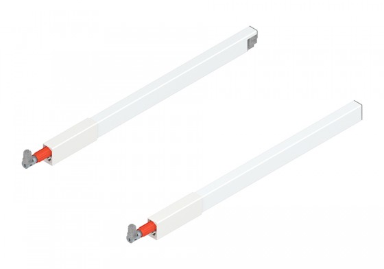 BLUM ZRG.537RS Antaro, podélný reling 600mm, bílá, sada