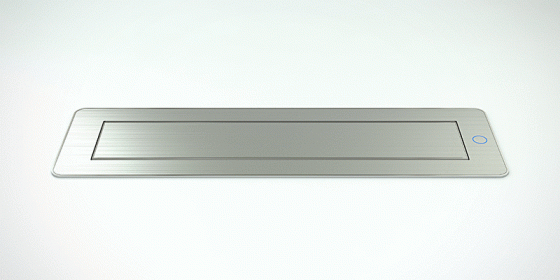 VersaTurn 2x 230V, 2x USB A 5V, 2x RJ45, HDMI, povrch nerez