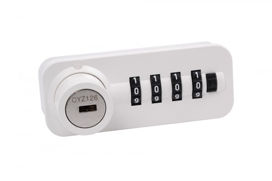 LEHMANN Zámek číselný Fix 57.01 pravý bílá