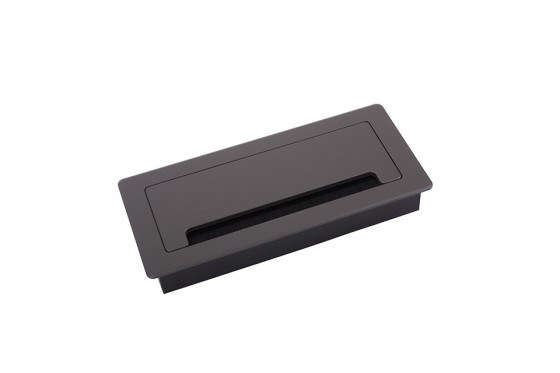 STRONG průchodka s tlumením ALU 200x90x28, šedohnědá mat