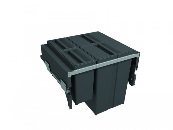 GOLLINUCCI Sorter 580 Plus Line 600mm 2x29l+2x8l antracit