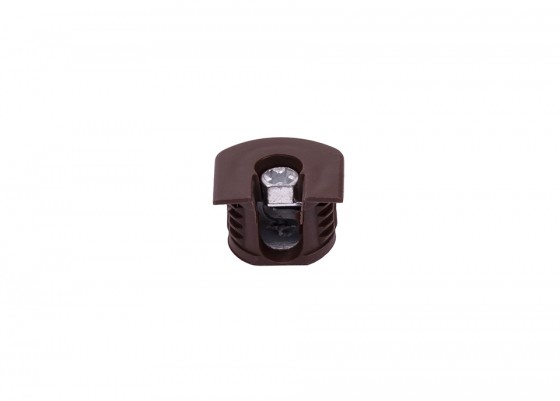 SE02 Excentr policový 20x14mm hnědá