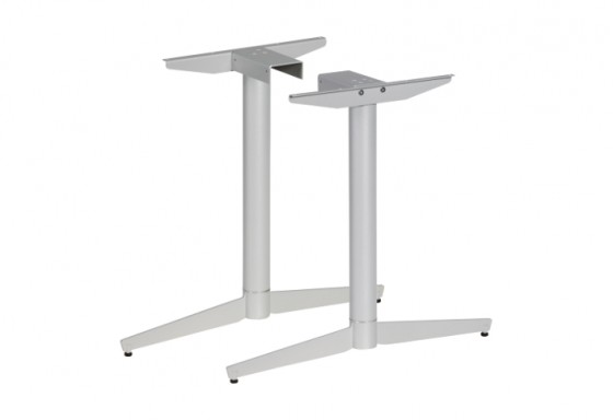 MILADESIGN podnož krajní STK 3708 stříbrná