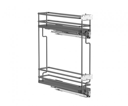 VIBO Galaxy, boční koš, 150mm, antracit, pravá