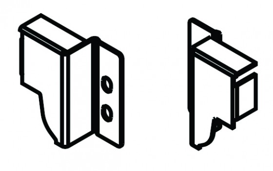 BLUM Z30N000S.04 Antaro, držáky zad N, bílá