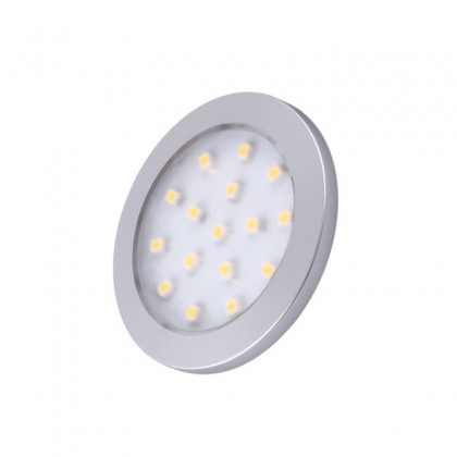 LED bodovka Orbit 1,5W,12V,16 LED,alu teplá bílá