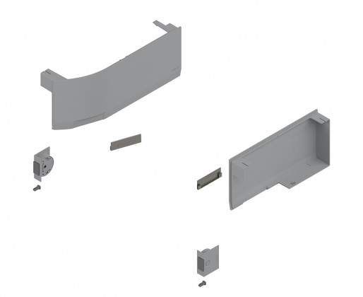 BLUM 23K8000 Aventos HK Top krytky pro S-D, světle šedá