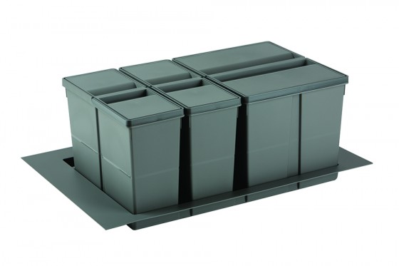 GOLLINUCCI Sorter 9XL System 800mm 1x26l+2x11l antracit