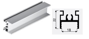 SEVROLL 02975 Maxim horní vodící lišta 1,8m oliva