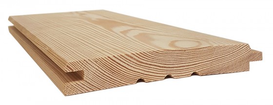 Palubky fasáda Modřín Sib. AB KLASIK 3300/145/19