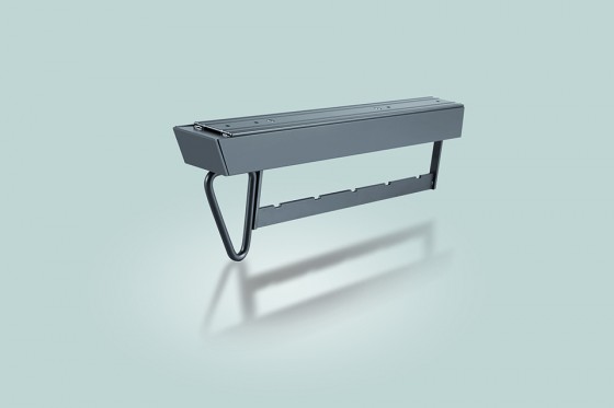 StrongWire výsuvný věšák na ramínka, 425mm, hnědý