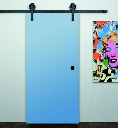 K-StrongLine Barnio kování pro posuvné dveře Big 3m bez tlumení, 30-40mm černá