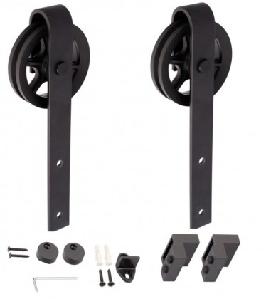 StrongLine Barnio kování pro posuvné dveře Big černá mat