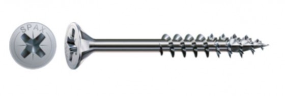 SPAX vrut 4,5x50/32mm zápustná hlava PZ W 4C MH částečný závit