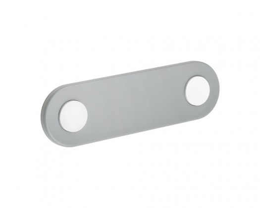 TULIP Úchytka Cute 96 šedá/bílá