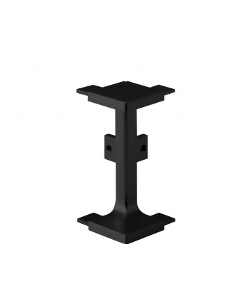 TULIP Gola vnější roh zásuvkového C profilu kovový černý