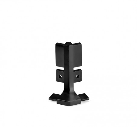 TULIP Gola vnější roh dvířkového J profilu kov černá matná