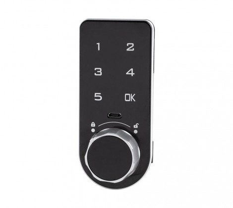 StrongLocks Elektronický zámek na klávesnici knopka černá pravý