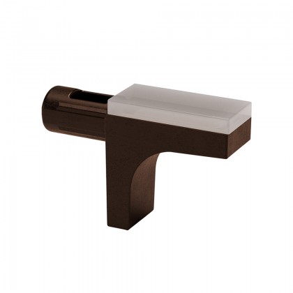 IF Policová podpěra na sklo K-Line 5mm černý nikl