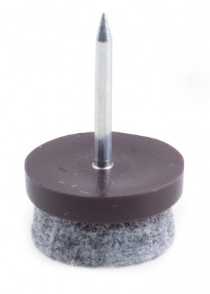 STRONG kluzák hřebíkový s plstí průměr 17mm hnědá