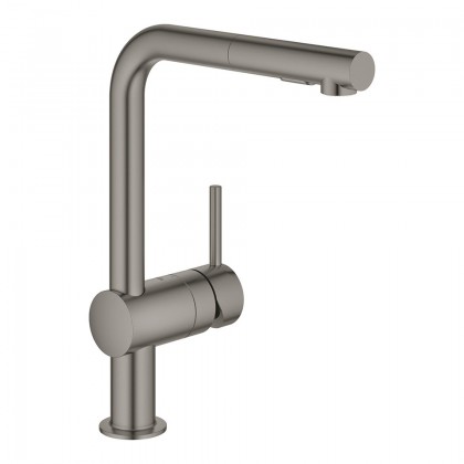 GROHE 30274AL0 Baterie MINTA L-výpusť kartáčovaný Hard Graphite