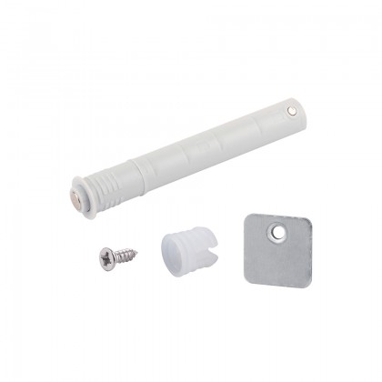 StrongHinges pístek, bezúchytkové otevírání dvířek, magnet, zavrtání, šedá