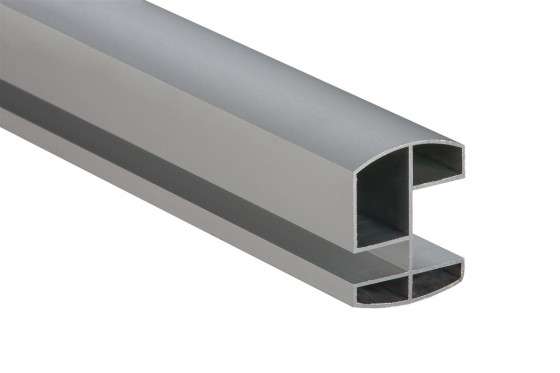 WC kabinky Al elox profil horní 10/25 mm pro kabinky, délka 3,2m