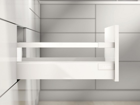 K-BLUM Antaro, zásuvka C 600mm/30kg, Blumotion/TOB, bílá, vrut