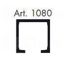 TERNO horní lišta k interiérovému skládacímu kování 1080/G 4m surová