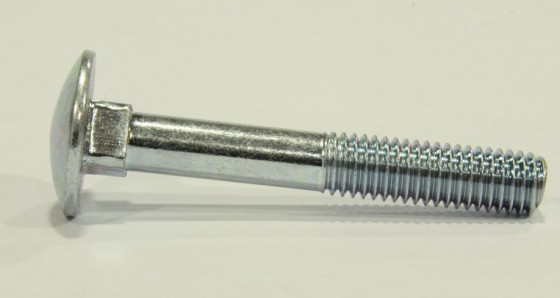 Šroub vratový M8x130 DIN 603 zinek bílý