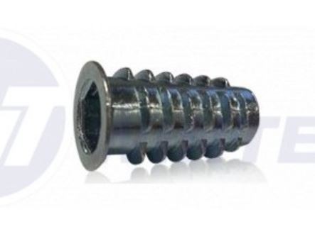 Závrtná matice s límcem, typ D, M8x13mm zinek