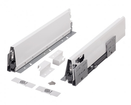 K-StrongBox zásuvka H86/500mm, šedá, příborník Classico 800 stříbrno-šedá