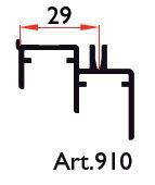 TERNO Star 22 spodní profil 910/G 3m surový