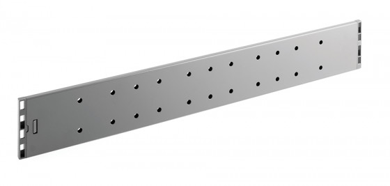 StrongMax příborník, boční díl s perforací, 450mm, šedá