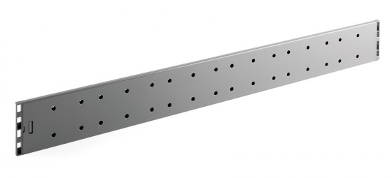 StrongMax příborník, boční díl s perforací, 550mm, šedá