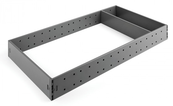 K-StrongMax příborník, základní sada 276/550mm, bez misek, šedá