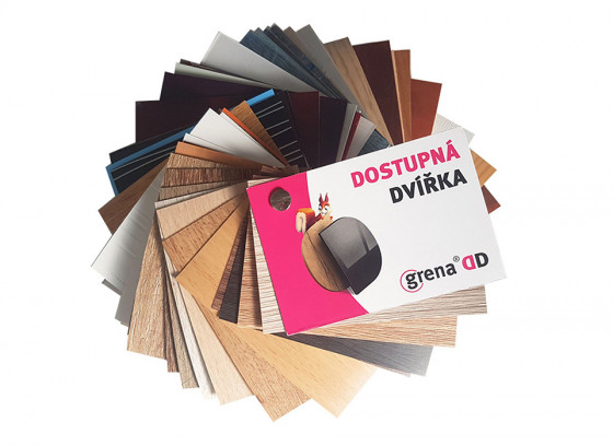 GRENA/DVÍŘKA s.r.o. vzorník Fólie dvířek 2023