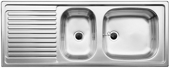 BLANCO 500847 Dřez Top EZS 11x4 bez excentru nerez přírodní lesklá