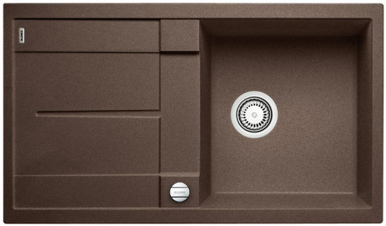 BLANCO 515041 Dřez Metra 5 S s excentrem Silgranit PuraDur kávová